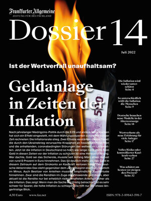 cover image of Geldanlage in Zeiten der Inflation